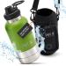 PET & partner drinking bottle stainless steel |Incl. 2x dog bowl for on the go