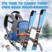Yoz&Papa Kids Ski & Snowboard Harness Trainer Backpack - Blue-1 | Learn to Ski with Toddler Support - Buy Online on GoSupps.com