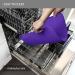 Reopet Silicone Pet Feed Mats - Waterproof Dog & Cat Mats with Elevated Edges 87x57 cm (1-Pack) Purple - Ideal for Mess-Free Feeding - Buy Online on GoSupps.com
