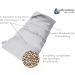 Medi Partners Cherry Core Pillow 60x20cm - 100% Cotton Waffle 5 Chambers Eco-Friendly Heat & Cold Therapy Removable Cover - Gray - Buy Online on GoSupps.com
