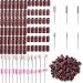 SIQUK 150 Pieces Sanding Bands Nail Drill Bits Set with Wool Polishing Grinding Pads for Portable Electric Nail Drill