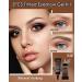 Waterproof Tinted Eyebrow Gel Kit-2PCS Dark Brown Thickening Brow gel para cejas Brow Fillers Fast Definitio Brow Glue Natural Long Lasting brow Makeup for Women with 2 Eyebrow Brushes-Set 04 #04 Dark Brown - Buy Online on GoSupps.com