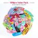 100Pcs Snap Hair Clips 2.76 Inch Metal Barrettes in Assorted Colors - Non-Slip Hair Accessories for Girls, Women, Kids, Teens - 100pcs Colorful Set - Buy Online on GoSupps.com
