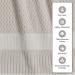 Trinity Collection 100% Cotton Hand Towel 6 Pack | Super Soft & Absorbent 16x28 | Textured Durable Cotton | Quiet Grey - Buy Online on GoSupps.com