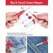 Sewing Seam Ripper Tool Kit - Zoe Sunny 6Pcs Upgrade Seam Ripper & Thread Remover with Scissor Nipper - 1Pack 5 Scissor - Buy Online on GoSupps.com