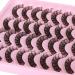 JIMIRE False Eyelashes Cat Eye 3D D Curly Russian Strip Lashes Fluffy Faux Mink Lashes Natural Cat Eye 15MM Medium Length 16 Pairs Handmade Lightweight False Eyelashes Pack Russian Strip 16 Pairs -3 - Buy Online on GoSupps.com