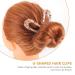 Lurrose 5pcs Chic U Shape Hair Clips - Elegant Retro Hairpins for Ladies | International Shipping - Buy Online on GoSupps.com