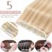 SEGO Clip-In Hair Extensions - 100% Remy Human Hair Honeyblond #18P613 18 Inches (45cm) 5 Clips - Add Volume & Length - Buy Online on GoSupps.com