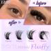 Boahankuke Fluffy Lash Clusters 280PCS 100D+120D D Curl Individual Cluster Lashes 12-18mm - Buy Online on GoSupps.com