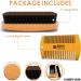 Natural Boar Bristle Beard Brush and Comb Set for Men - Facial Hair Care Gift - Mustache Grooming Tools - Buy Online on GoSupps.com