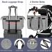 Shop Multi-Functional Diaper Bag for Babies | 7 Pieces | Large Mom Bag with Portable Changing Pad & Organizer Pockets - Perfect for Travel & Hospital Use | Gray - Buy Online on GoSupps.com