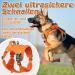 Rabbitgoo Tactical Dog Harness for Large Dogs - Adjustable Durable with Handles & Metal Buckles for Hiking - XL Orange - Buy Online on GoSupps.com