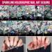 Fandamei 15-Piece Nail Art Brush Set for Gel Nails - Dotted Pens Rhinestones Ultra-Thin Sequins & Roller Strips - Perfect Manicure Kit - Buy Online on GoSupps.com