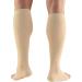 Truform 20-30 mmHg Compression Knee High Microfiber Stockings for Men & Women - Open Toe Beige Medium (1 Pair) - International Shipping Available - Buy Online on GoSupps.com