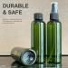 10 x 100ml Recycled Plastic Travel Spray Bottles - Refillable BPA-Free Transparent Cosmetic Containers for Liquids & Toiletries - Buy Online on GoSupps.com
