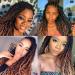 18 Goddess Faux Locs Crochet Hair - 6 Packs Gypsy Wavy Dreadlocks - 3 Tone Curly Braiding Extensions (#1B3027) | Soft & Lightweight - Buy Online on GoSupps.com