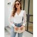 Fayenne Womens Tops Deep V Neck Cross Wrap Sexy Tops Polka Dot Mesh Long Sleeve T Shirt Casual Blouses L White - Buy Online on GoSupps.com