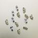 12pcs/6 Pairs Sterling Silver Earring Backs - Secure Locking Ear Nuts for Stud Earrings | 925 Silver Replacement Posts - 5x6mm - Buy Online on GoSupps.com