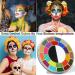 BOBISUKA Face Body Paint Palette - 25 Colors Water Activated Painting Kit for Halloween Party & Cosplay Makeup - Buy Online on GoSupps.com