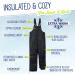 Cherokee Kids Snow Bib Insulated Ski Pants Overalls (4-18) Black 7 - Boys and Girls - Buy Online on GoSupps.com