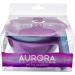 Colortrak SC Aurora Stackable Color Bowls with Non-Slip Bottom and Easy-Pour Spout - Shimmer Gradient Design - Set of 2 with Milliliter Measurements - Buy Online on GoSupps.com