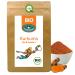 Organic turmeric tea 1kg - spice & tea & golden milk - curcumin -rich - strong orange & aromaticark - controlled & checked - peppermintman bio turmeric tea 1000g