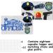 Blue Glitter 1pcs Cake Topper 12pcs Cupcake Topper Pick for Congrats Officer Policeman Theme Decor Supplies Boys Girls 2024 College Graduation Party Decorations - Buy Online on GoSupps.com