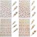 8 Sheets Laser 3D Butterfly Nail Art Stickers - Full Cover Self Adhesive Decals for Women Manicure Tips - Buy Online on GoSupps.com