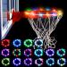 Led Basketball Hoop Lights-Remote Control Basketball Rim LED Srtip Light,Led light with 16 Colors ,Waterproof,Super Bright to Play at Night Outdoors ,Good Gift for Kids Training and playing at night