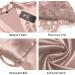 BESDEL Women's Satin Silk Robe | Short Kimono Bridesmaids Robe XS Taupe - Buy Online on GoSupps.com