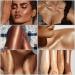 Shimmer Body Oil Waterproof Luminizer - Bronze Liquid Illuminator for Glow & Moisturization | Summer Makeup Highlighter 2 Fl Oz - Buy Online on GoSupps.com