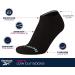 Reebok Girl's Cushioned Comfort No-Show Ankle Socks (12 Pack) - Black Multi, Size Large - Buy Online on GoSupps.com