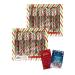 Christmas Candy Canes Sweets Bonds Of London 2 X 12 Peppermint Flavour Candies Sweets Bulk Xmas Tree Hanging For Decorations - Festive Treat Party Bag Filler Stocking Fillers Or Secret Santa Gifts