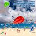 Octopus Kite 3 Pack - Easy-to-Fly 3D Giant Kites for Adults and Kids - Rainbow Kites with String Reel - Beach Toy Kites for Boys and Girls - 3 Colors - Buy Online on GoSupps.com