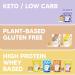 Flourish Keto Pancake & Waffle Mix | Low Carb Gluten-Free High Protein No Added Sugar - Blueberry 10oz - Buy Online on GoSupps.com