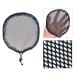 6 Pcs Black Weaving Net Cap for Afro Puff Hair Bun | Elastic Drawstring Ponytail Hair Net | Wig Making Tools for Women (3 Round, 3 Square) - Buy Online on GoSupps.com
