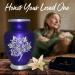 Purple Cremation Urn with Velvet Bag - Large Memorial Ashes Urn for Male & Female - Honour Your Loved One with this Rose Urn for Ashes - Buy Online on GoSupps.com