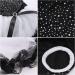 Dog Wedding Dress Summer Lace Skirt Tutu with Bow | Puppy Princess Formal Clothes for Small/Medium Dogs | Luxury Pet Birthday Party Costume (M, Black) - Buy Online on GoSupps.com