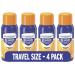Microban Disinfectant Spray, Travel Size 24 Hour Sanitizing Spray, Citrus Scent, 4 Count (2.8 fl oz Each) 2.8 Fl Oz (Pack of 4)