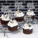 Rsstarxi 24 Pack Happy New Year 2024 Cupcake Toppers Glitter Fireworks Hello 2024 New years Cupcake Picks for Cheers to 2024 New Year Holiday Party Cake Decorations Silver Design 2 Silver - Buy Online on GoSupps.com