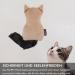 Favpet Plush Cat Toys with Bells - Cuddly Pillows for Cats | Soft Plush Cat Toys & Kitten Toys (Beige) - International Shipping - Buy Online on GoSupps.com