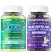 Magnesium Glycinate Spirulina & Chlorella Gummies 2 Pack
