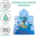 FEBE Bath Poncho - Kids Hooded Bath Towel & Bathrobe for Toddler - Surfing Crocodile Design - Buy Online on GoSupps.com