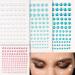 660Pieces Face Gems Hair Pearls Face Rhinestones for Makeup Multi-shape Festival Face Jewels Stickers Hair Diamonds Self-Adhesive Rhinestones for Face Eyes Hair DIY Crafts 4Sise 3/4/5/6mm Face Rhinestone-D