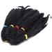  Dark Black Afro Kinky Bulk Hair Braiding Curly Synthetic Hair Extensions For Braiding 11 Inch/43CM Afro Twist Hairpiece - Buy Online on GoSupps.com