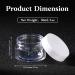 1oz Leak Proof Plastic Jars with Lids - Pack of 4, Ideal for Travel and Storage of Makeup, Beauty Products, and DIY Essentials - Buy Online on GoSupps.com
