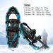 HRKING Lightweight Terrain Showshoes Set with Trekking Poles and Carrying Tote Bag - 25 Inches (120-180lbs) - For Women, Men, and Kids - Gold/Pink Red/Blue Blue - Buy Online on GoSupps.com