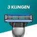 Buy Gillette Mach3 Razor Blades - 6 Replacement Blades for Men | International Shipping Available - Buy Online on GoSupps.com