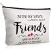5 Piece Friend Gift Cosmetic Bag Set - Long Distance Friendship Travel Cases for Women - Birthday & Christmas Makeup Bags - Side by Side Friends, Family, Sister - Buy Online on GoSupps.com