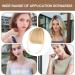 Human Hair - Soft Hair Extension Comfortable Air Bangs French Fake Bangs Fringe | Shiny Clip On Bang Human Hair Stylish Fringe Hairpieces Human Hair Wig Hair Remy Toppers For Women Men Adults gold - Buy Online on GoSupps.com